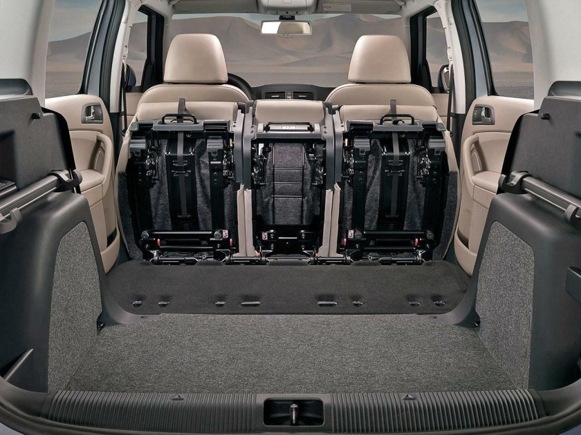 Skoda Yeti 2014 багажник