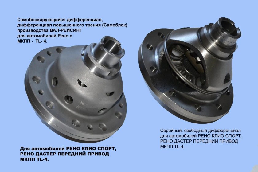 Самоблокирующийся дифференциал Рено Дастер