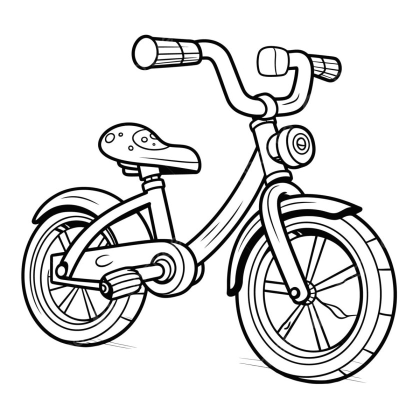 Велосипед раскраска