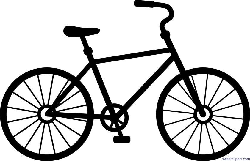Велосипед силуэт