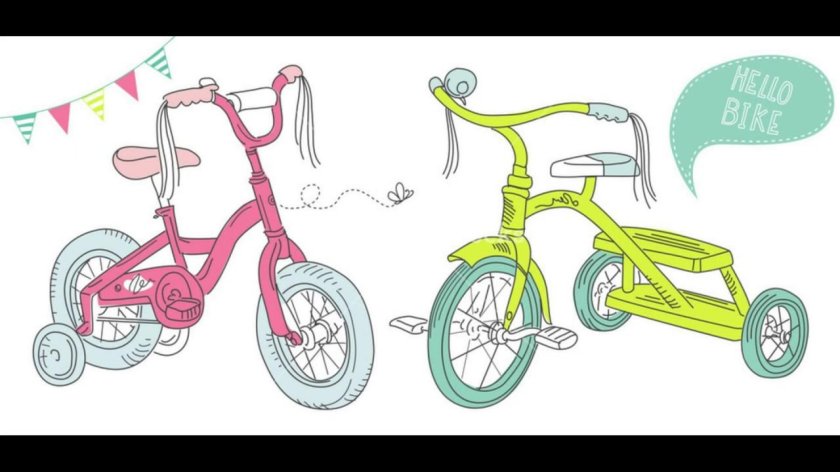Велосипед рисунок