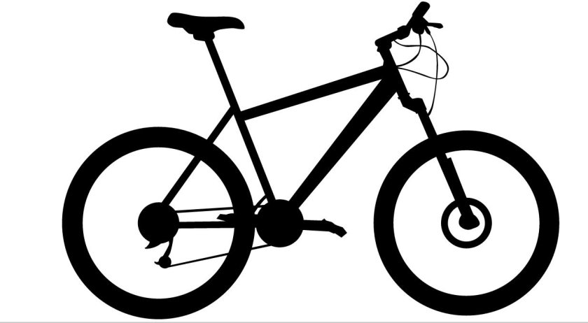 Велосипед силуэт