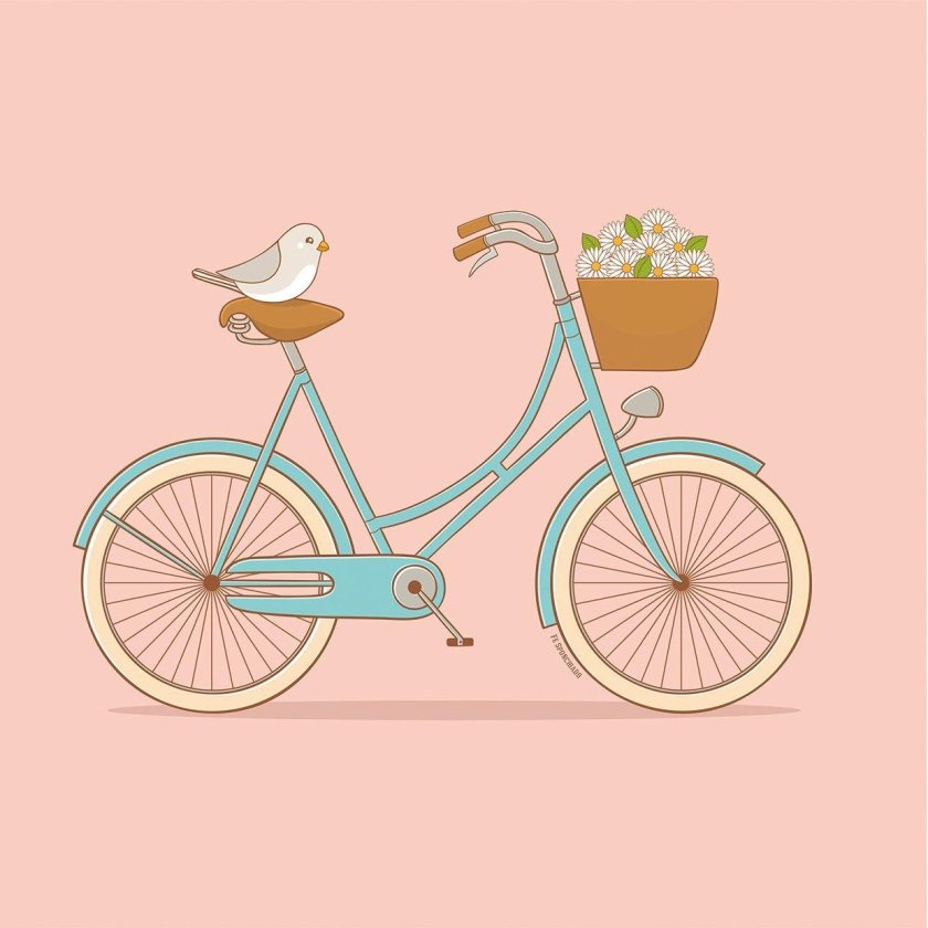 Велосипед рисунок