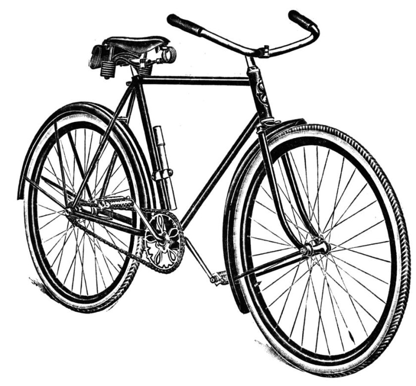 Велосипед раскраска