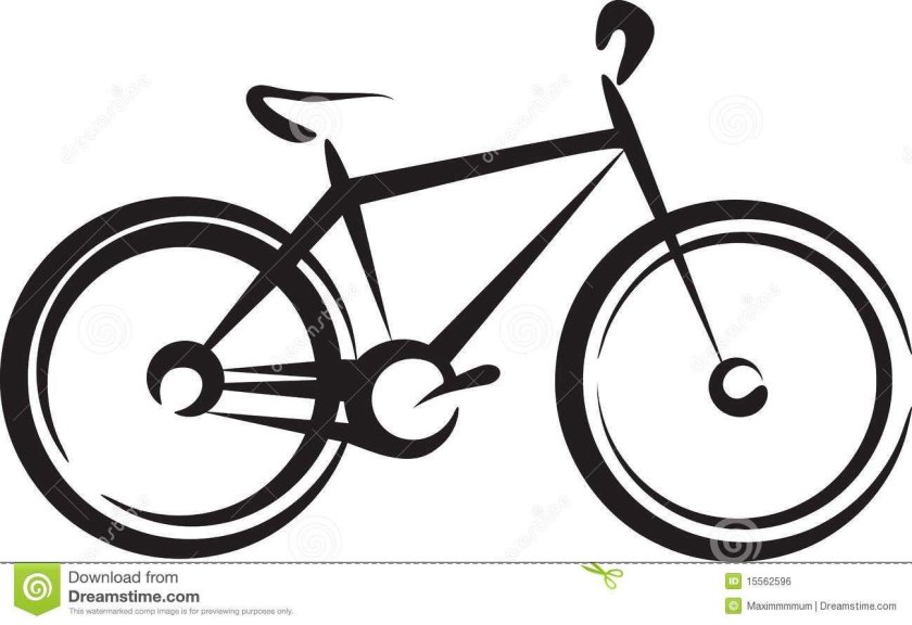 Стилизованный велосипед