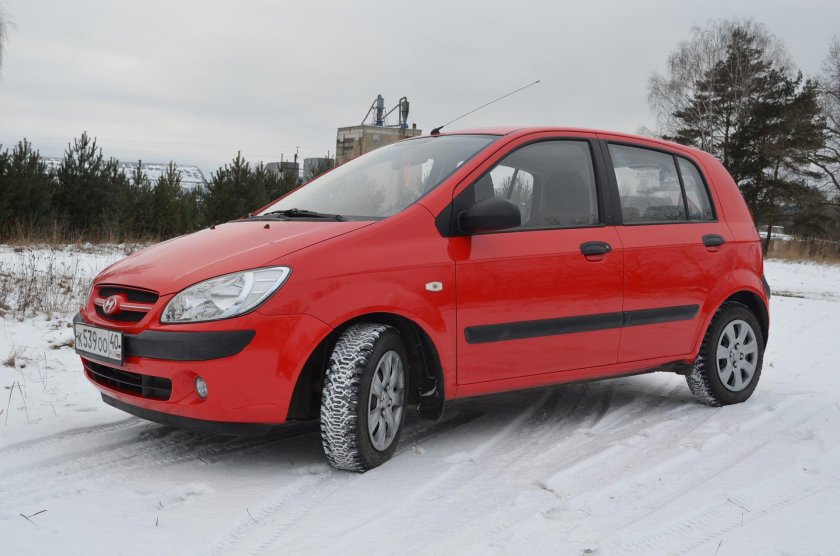 Hyundai Getz Red