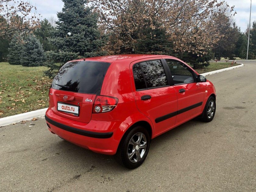 Хендай Гетц 2005 красный