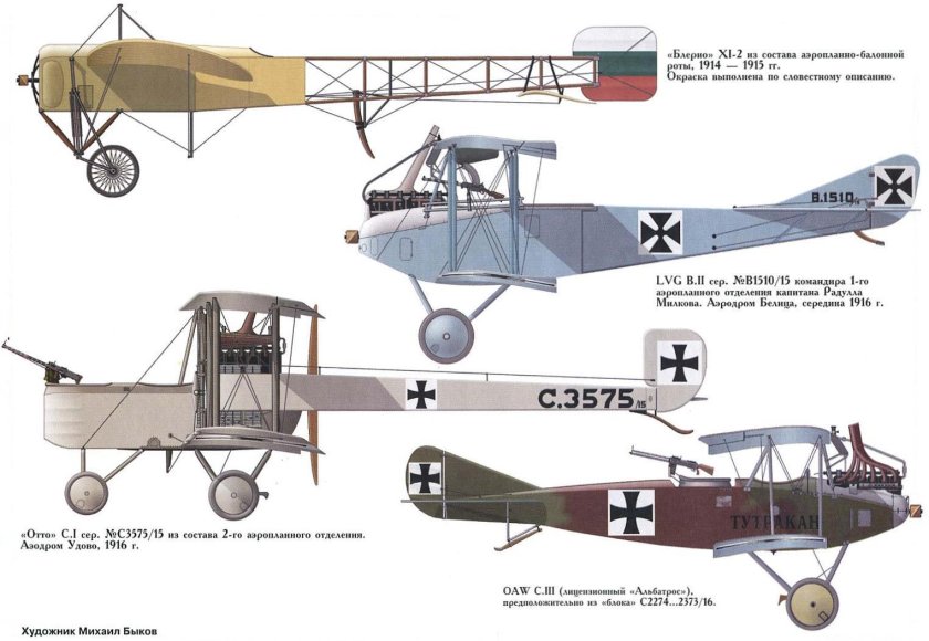 Самолеты Германии в первой мировой
