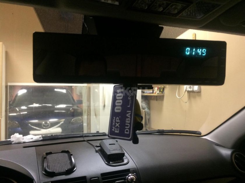 Зеркало заднего вида электроника зап 0134