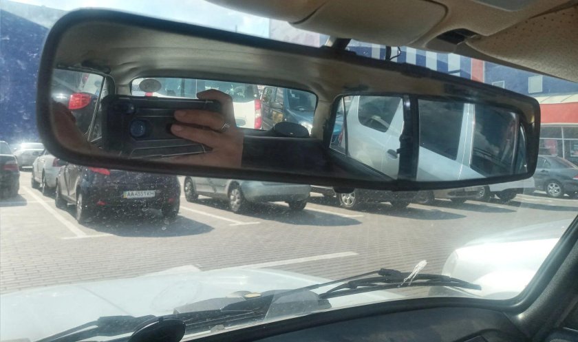 Панорамное зеркало на грузовик