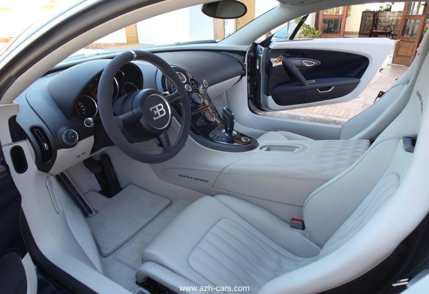 Bugatti Veyron 16.4 super Sport салон