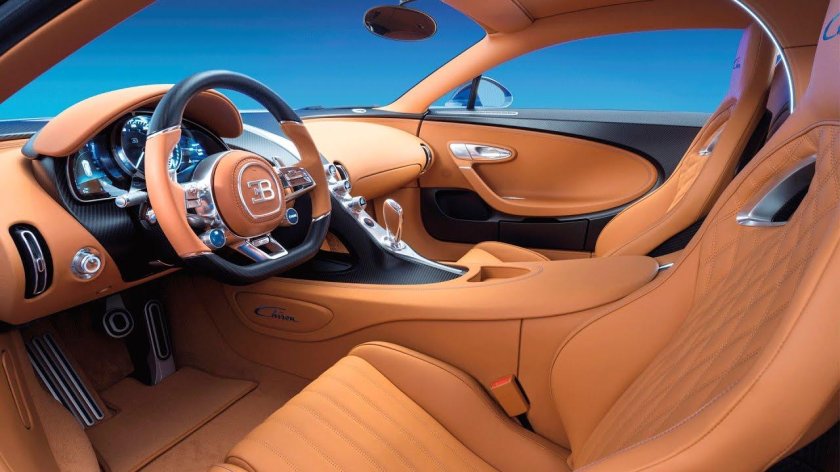 Бугатти шерон салон