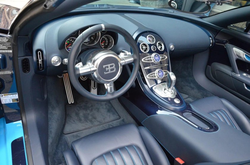 Bugatti Veyron super Sport салон