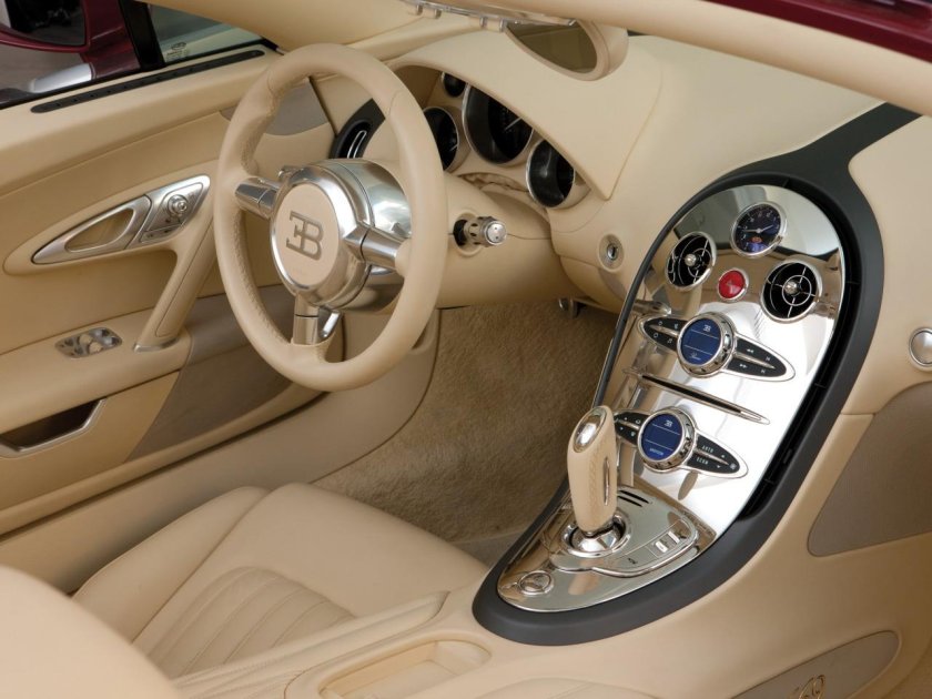 Bugatti Veyron салон