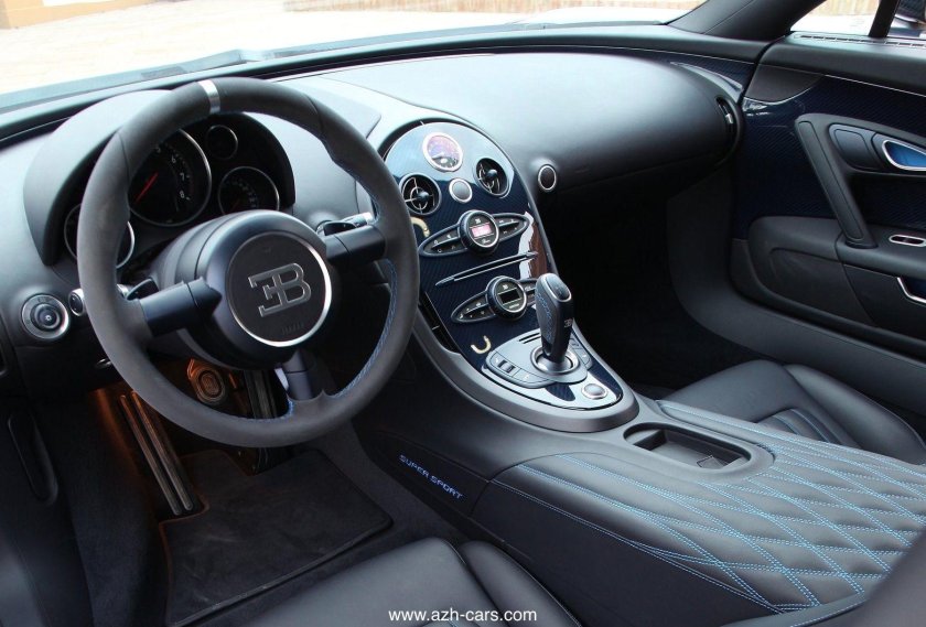 Bugatti Veyron super Sport салон