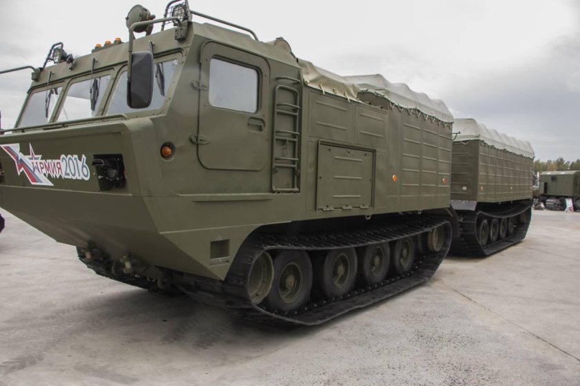 Гусеничный сочлененный вездеход Витязь