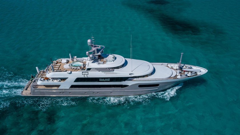 Мега яхта wider 165