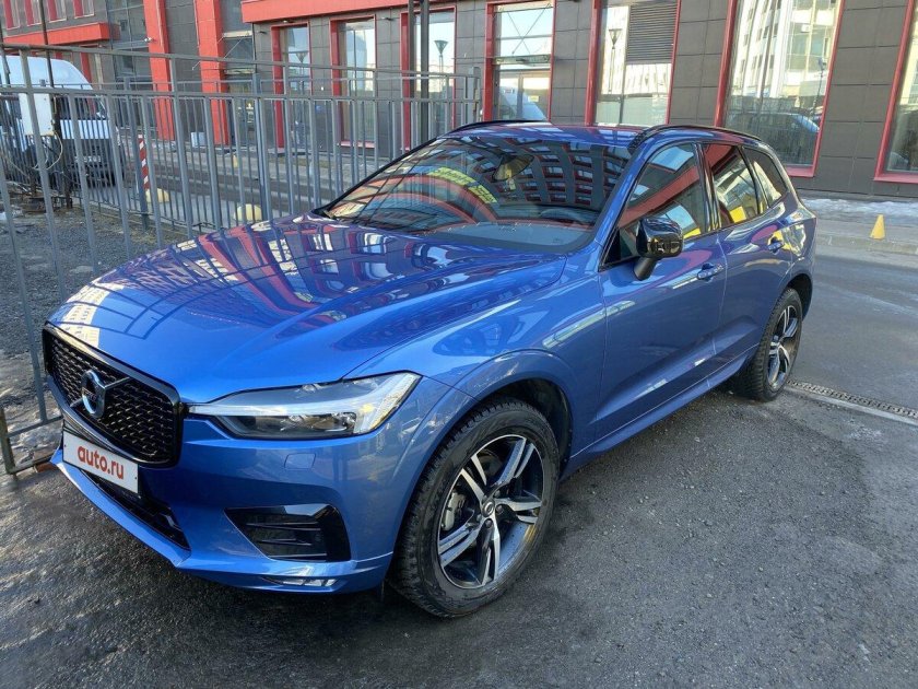 Вольво хс60 синий
