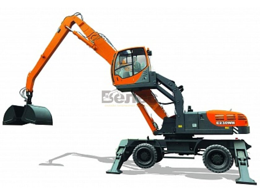 Экскаватор-перегружатель колесный e230wh