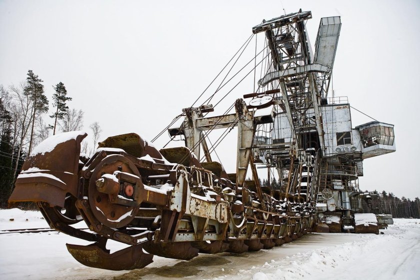 Многоковшовый цепной экскаватор