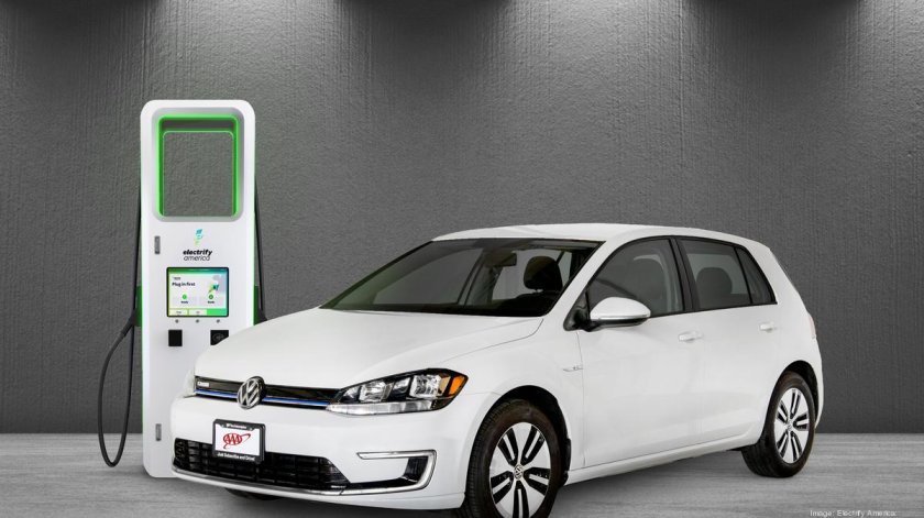 Volkswagen Golf электромобиль