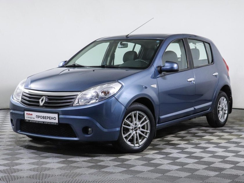 Рено Сандеро синий