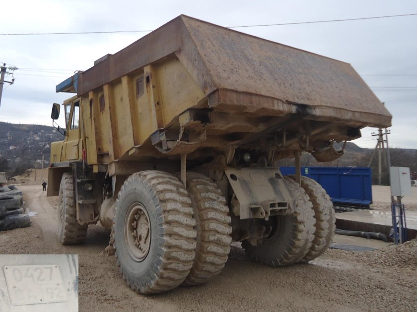 Карьерный самосвал белаз-540а