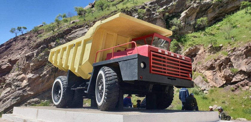 БЕЛАЗ В Таджикистане