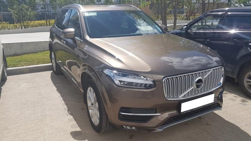Volvo xc90 коричневый металлик