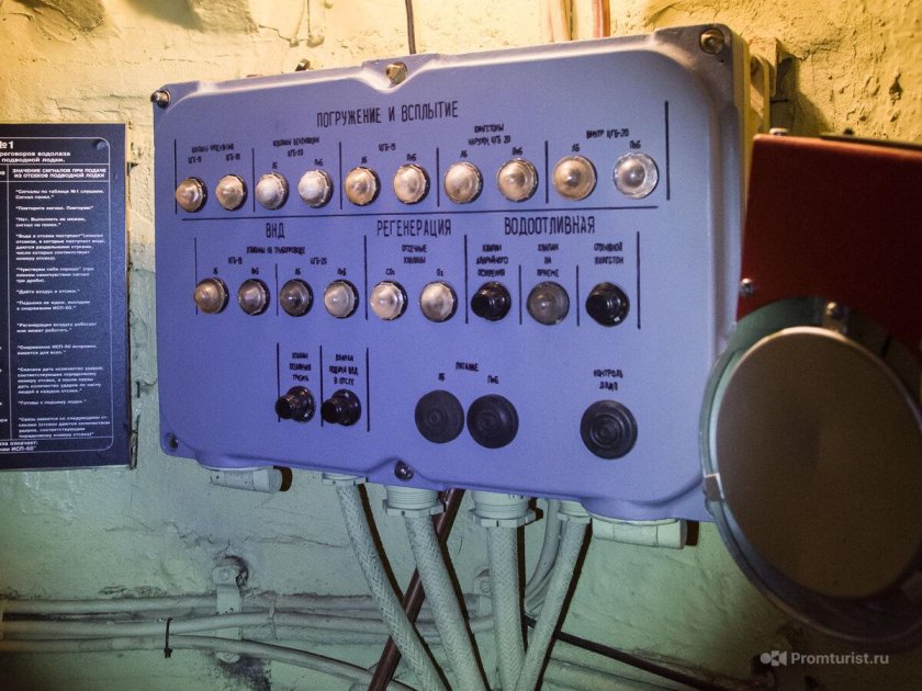 Машинный Телеграф в рубке подводной лодки