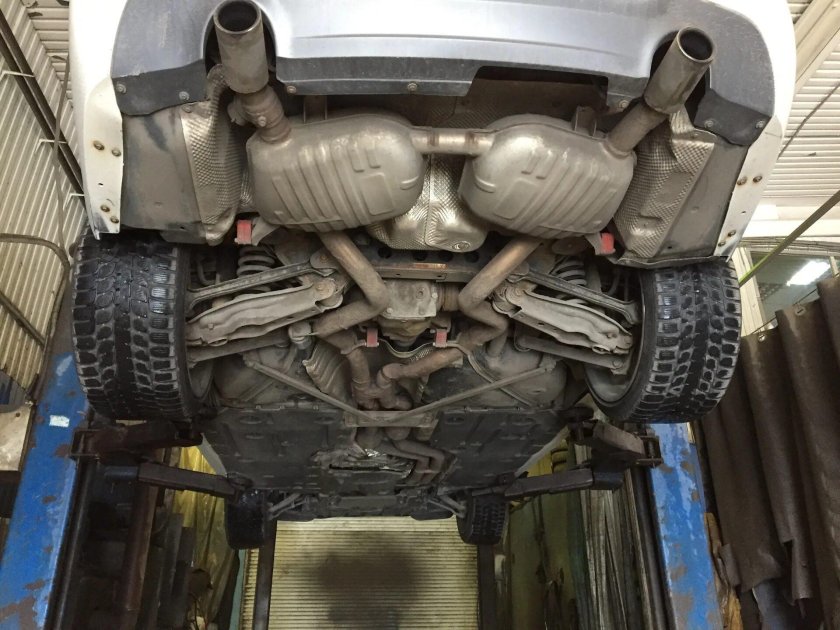 БМВ х5 е53 вид днища