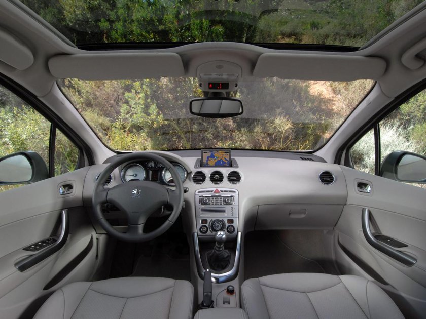 Пежо 308 хэтчбек салон