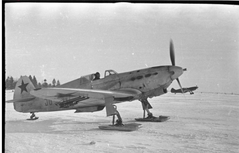 ЛАГГ-3 на лыжном шасси