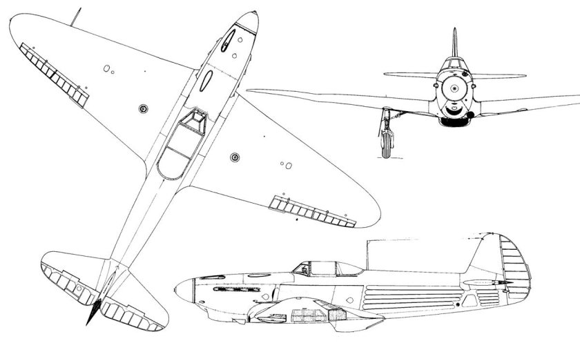 Як-1 чертежи