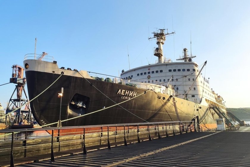 Атомоход Ленин Мурманск