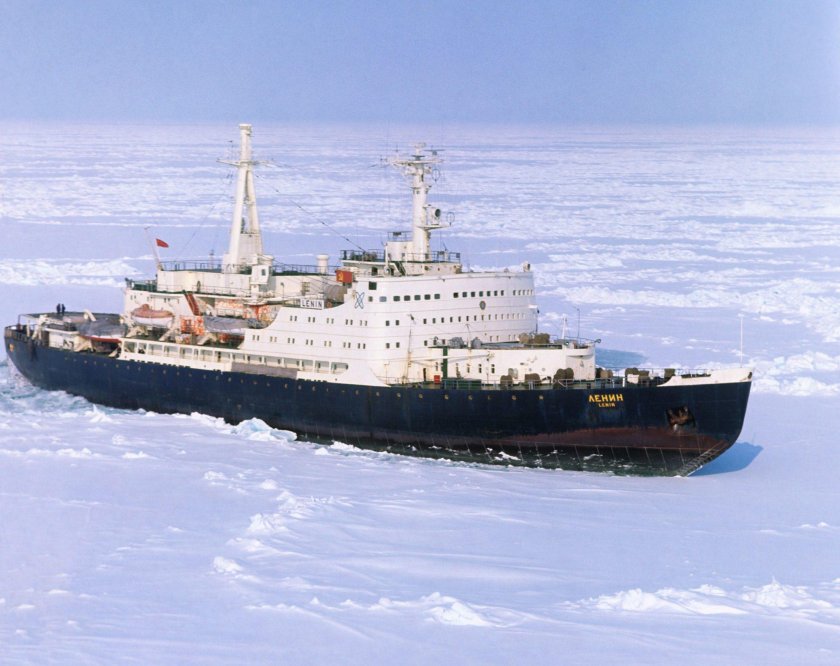 Атомоход-ледокол «Ленин» 1959