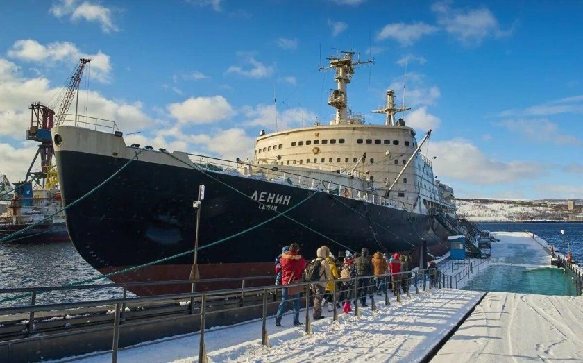 Атомный ледокол Ленин Мурманск