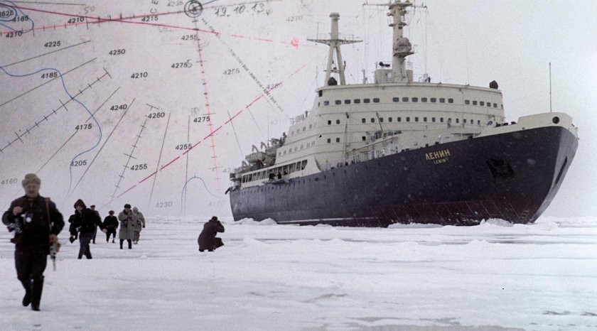 Атомный ледокол Ленин 1959