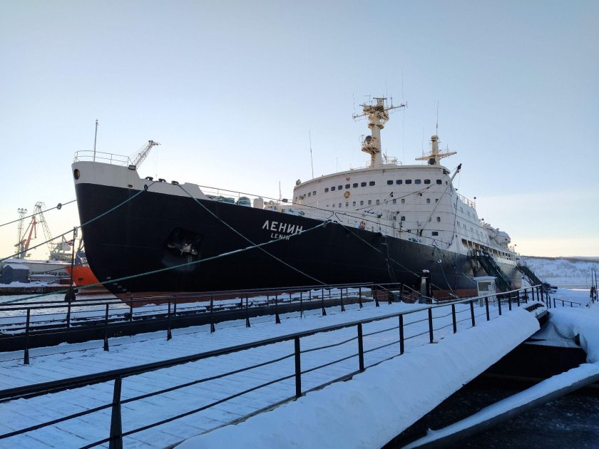Атомоход Ленин Мурманск