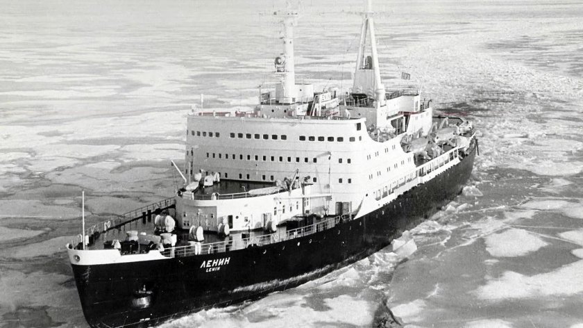 Атомоход-ледокол «ленин» 1959