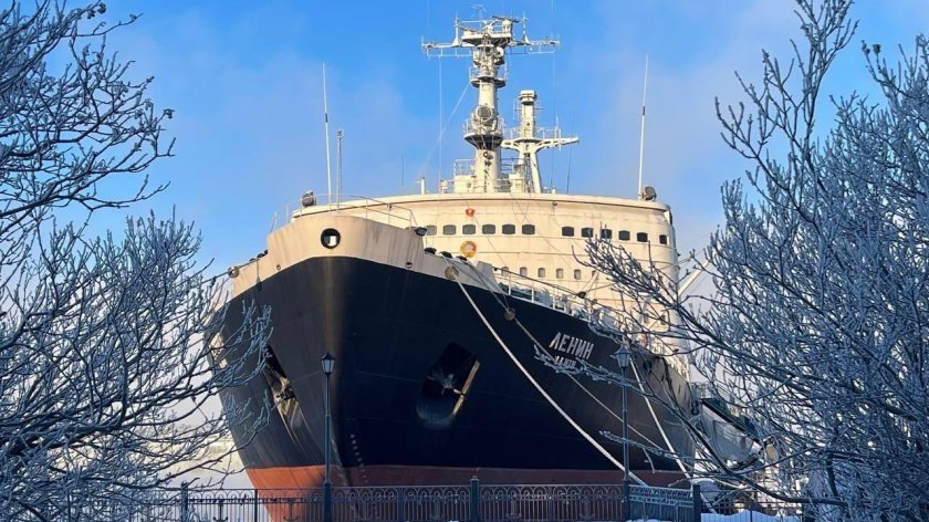 Атомоход Ленин Мурманск