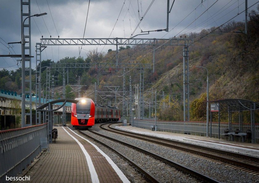 Железная дорога Ласточка Туапсе Краснодар