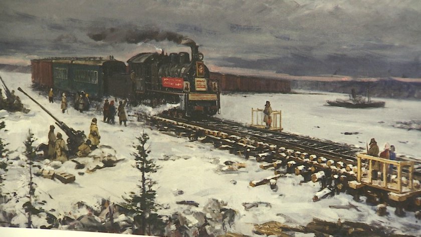 Железная дорога Победы блокадного Ленинграда