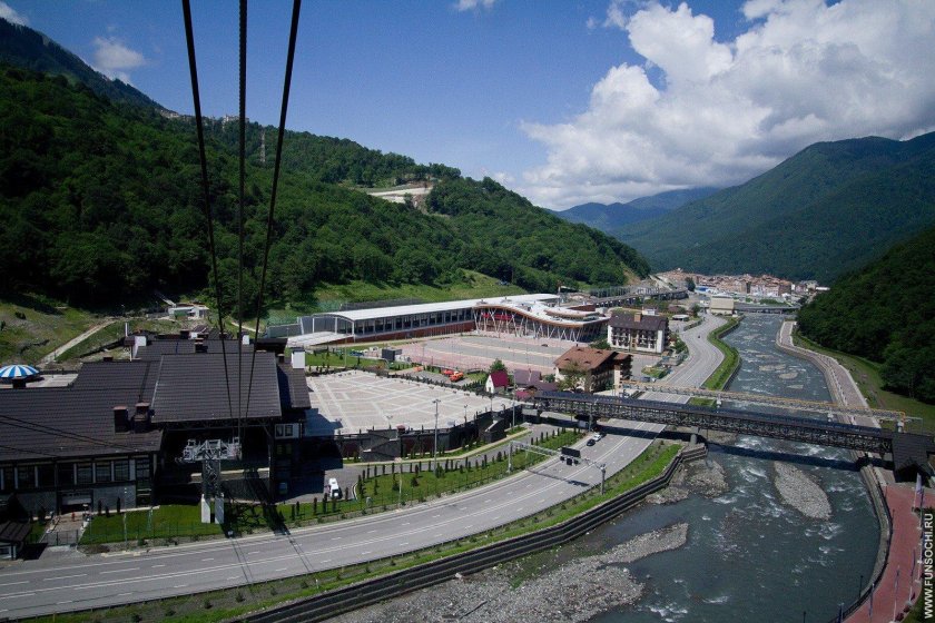 Станция роза Хутор красная Поляна