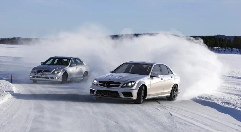 Дрифт мерседес