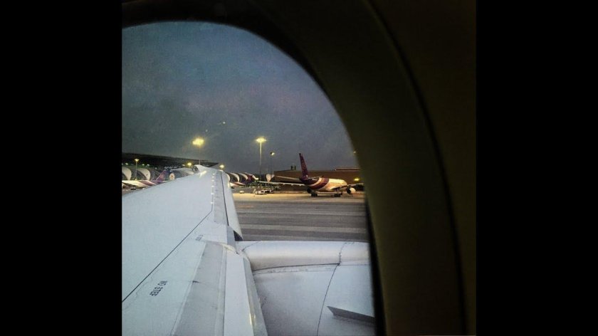 Вид из окна самолета