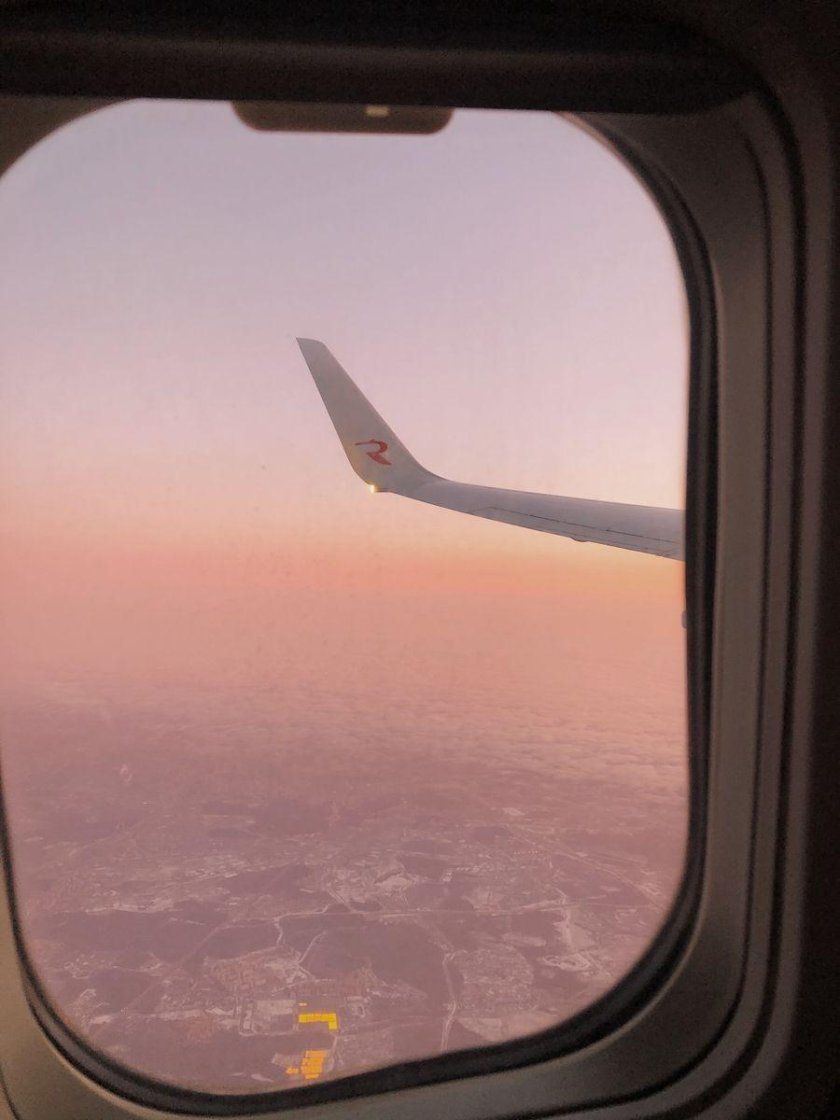 Вид из окна самолета
