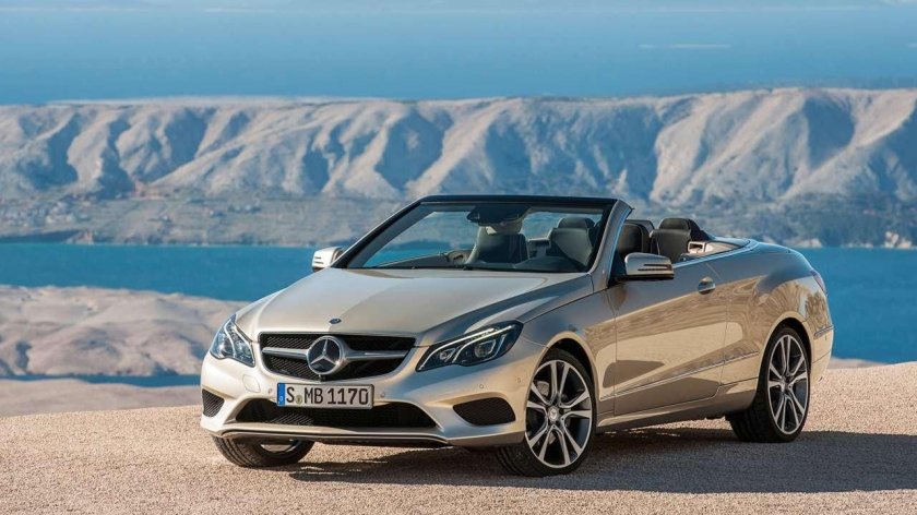 Мерседес Бенц е купе кабриолет