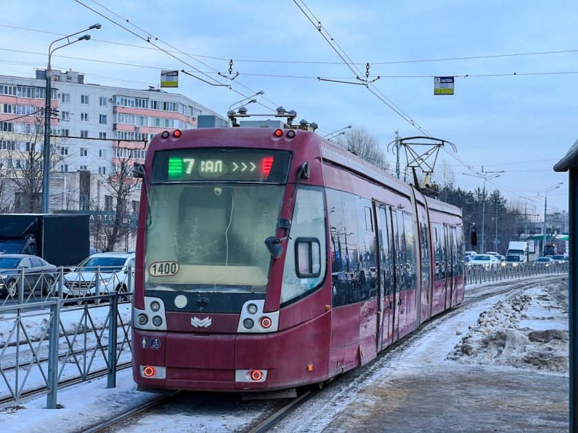 Трамвай бкм 84300м казань