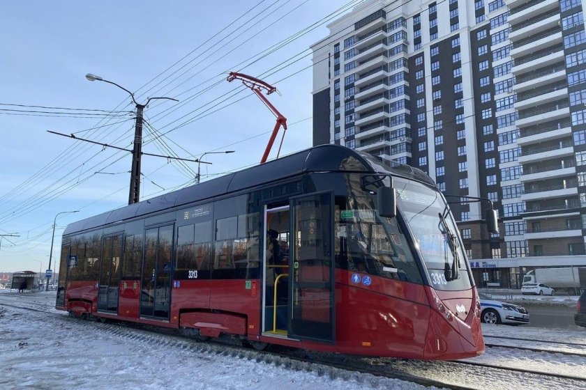 Новые трамваи в барнауле